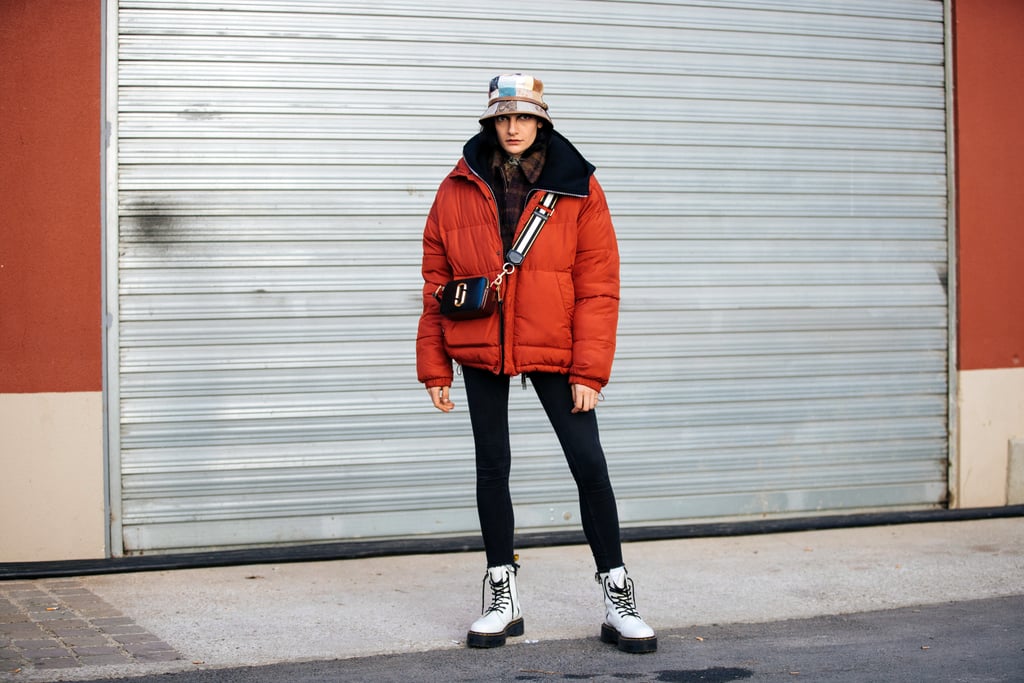 Winter Outfit Idea: A Puffer Jacket and Combat Boots