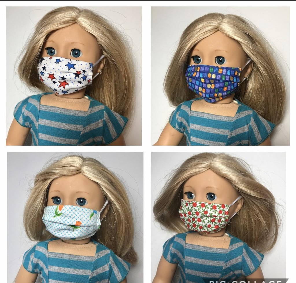Face Mask For American Girl Doll Face Masks For Kids' Dolls on Etsy POPSUGAR UK Parenting