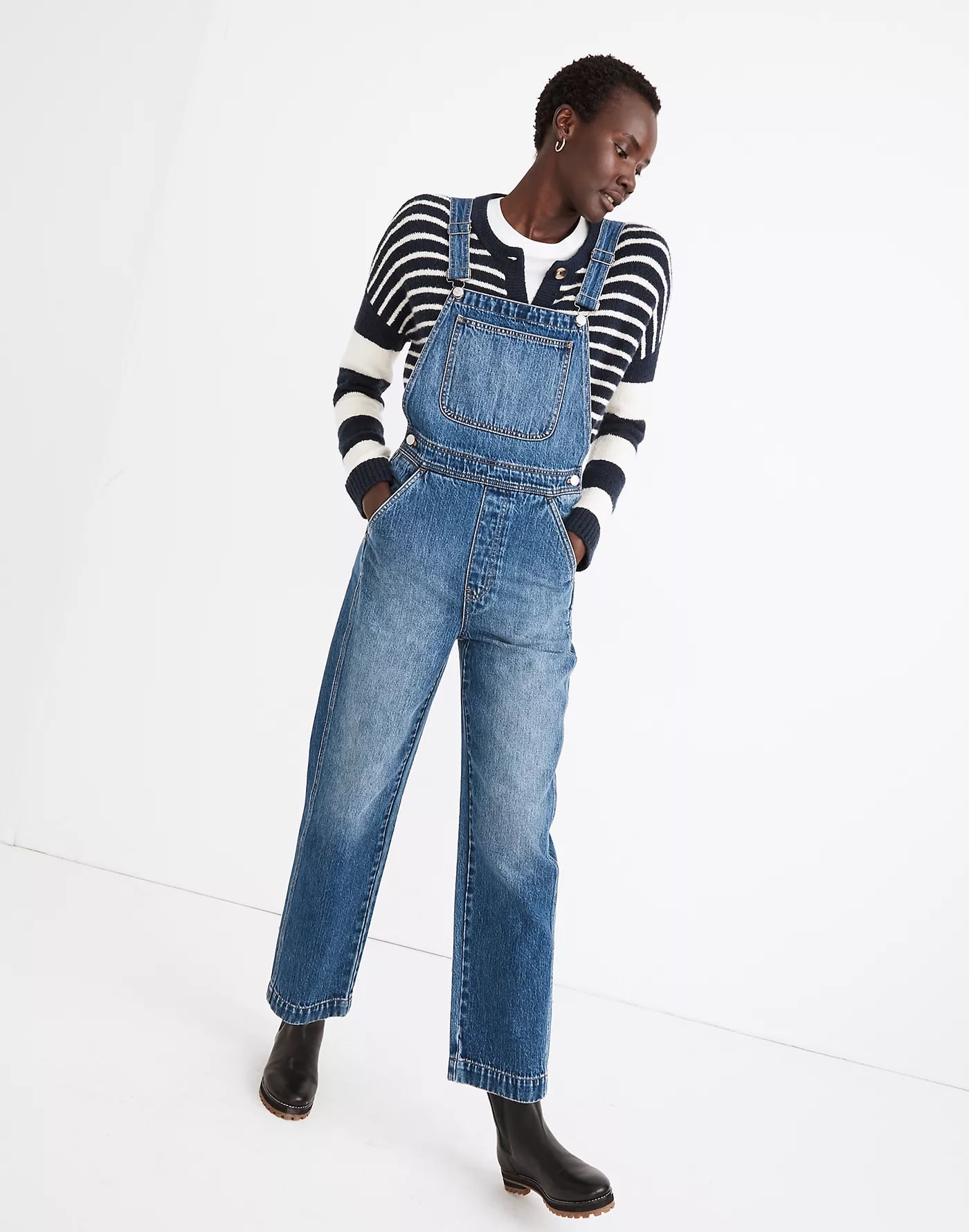 Madewell s Relaxed Overalls in Irwell Wash Olivia Rodrigo Went