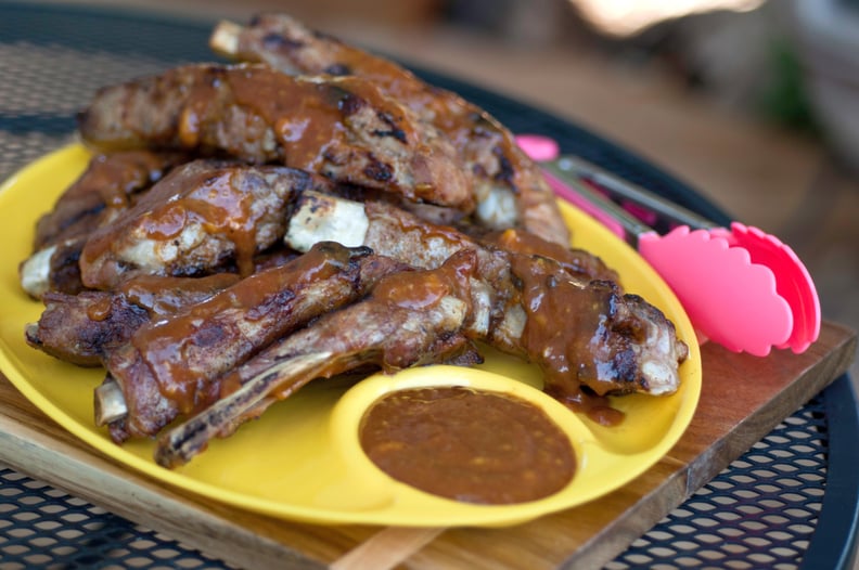 Mango-Mustard Grilled Spare Ribs
