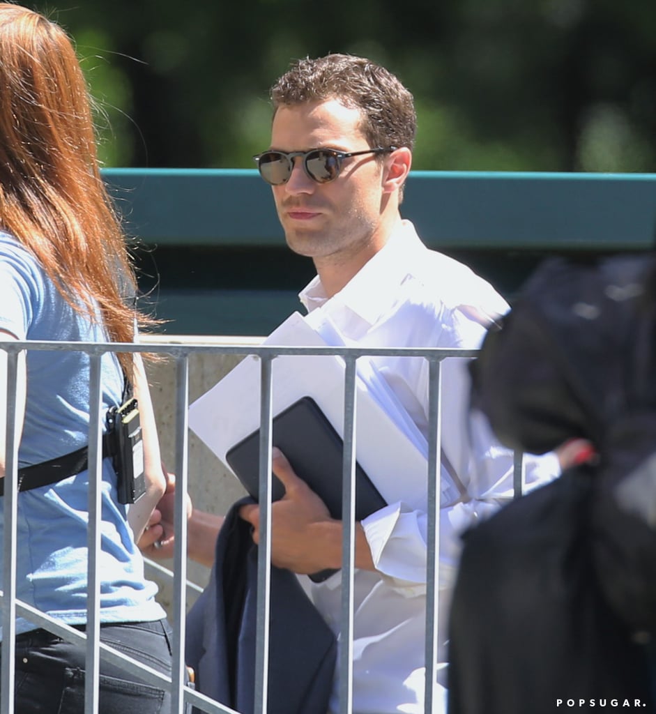 Jamie Dornan Fifty Shades Darker Set Photos June 2016
