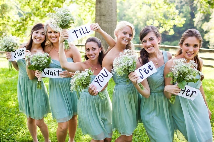 Get your bridal party in on the fun.