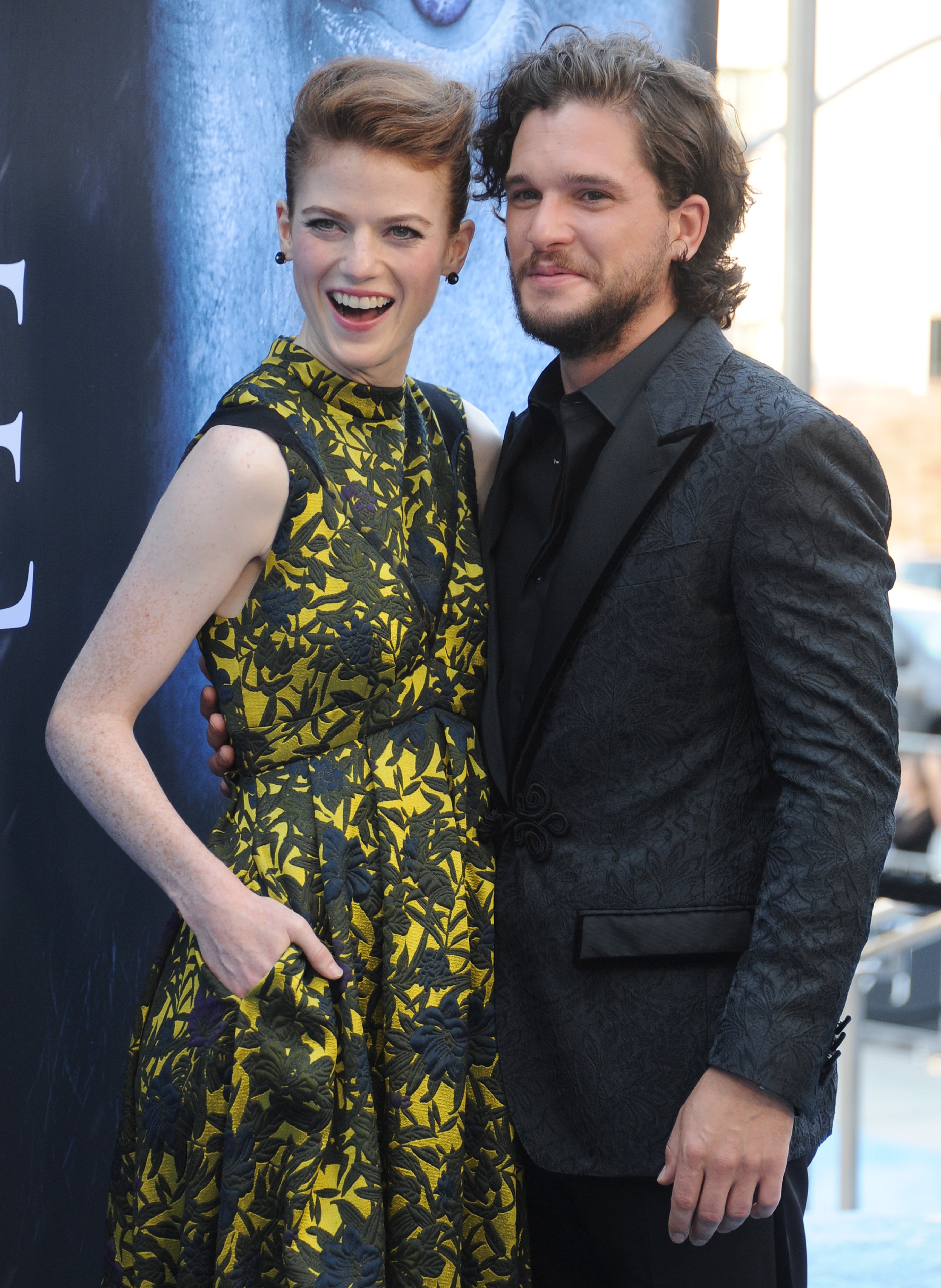 Rose Leslie joins husband Kit Harington at the Louis Vuitton