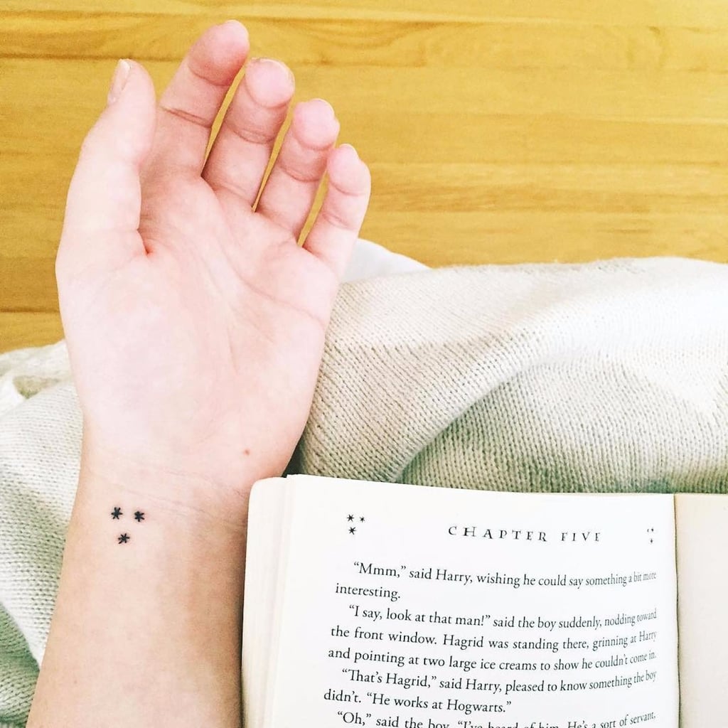 Harry Potter Stars Wrist Tattoo