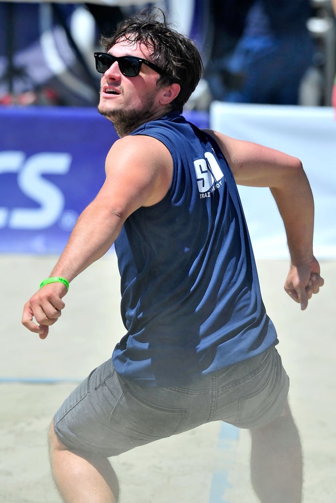 Josh Hutcherson at Asics Celebrity Volleyball Match