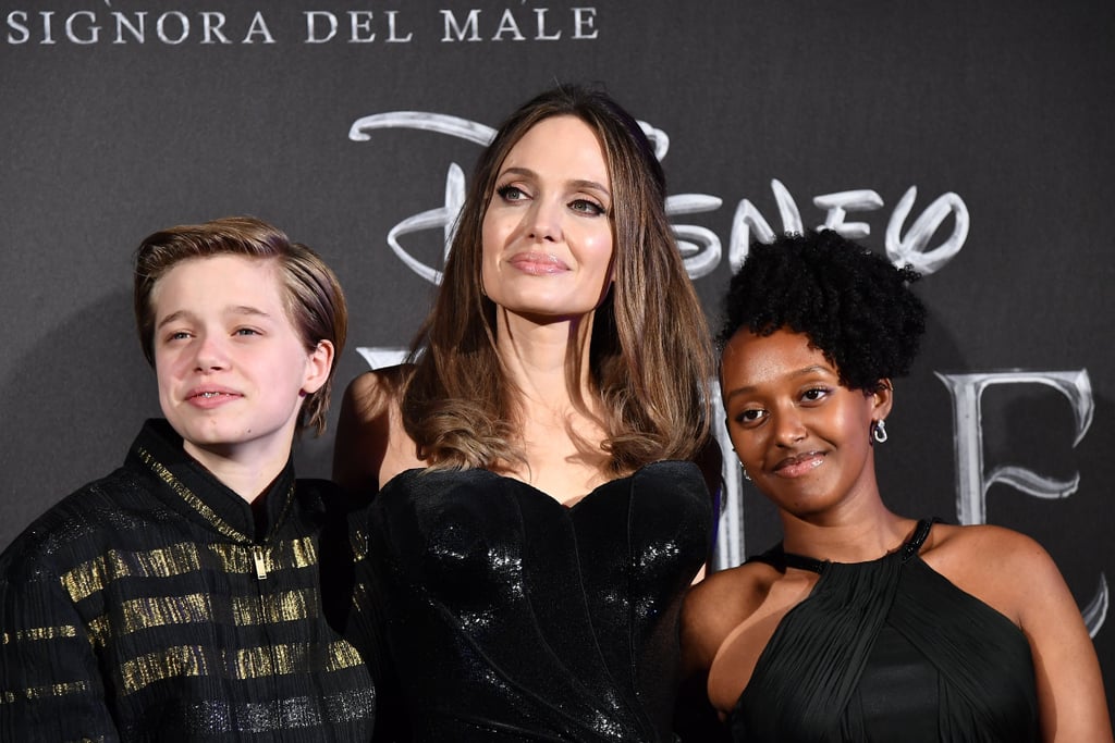 Angelina Jolie and Her Kids at Maleficent 2 Europe Premiere