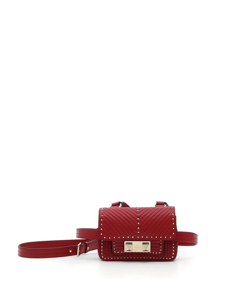 Valentino Ziggy Stud Quilted Mini Belt Bag
