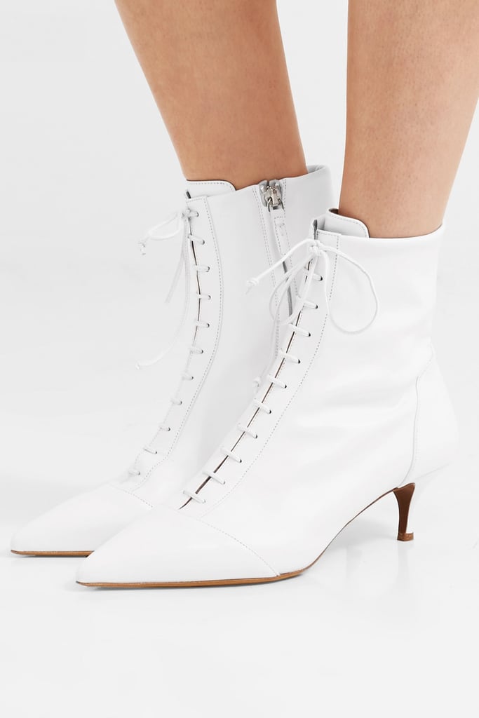 Tabitha Simmons Emmet Lace-Up Leather Ankle Boots