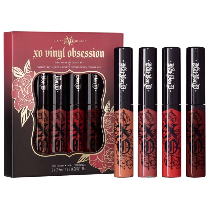 KVD Vegan Beauty Mini XO Vinyl Lip Creme Lip Gloss Obsession Set Best