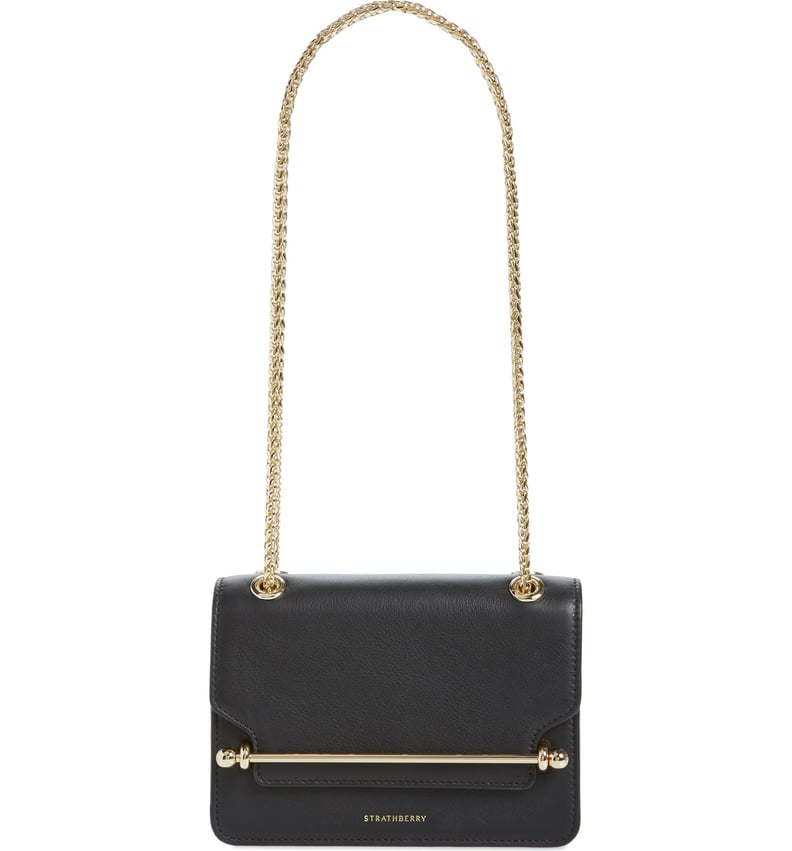 Strathberry Mini East/West Leather Crossbody Bag