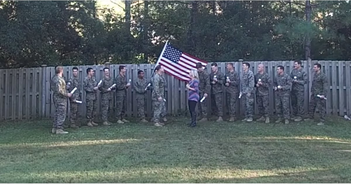Military Widow Gender Reveal POPSUGAR Family