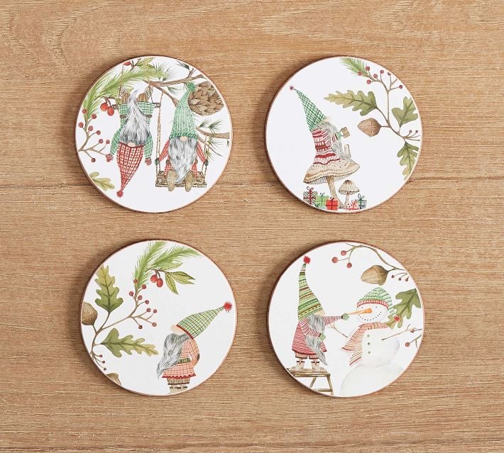 Forest Gnome Assorted Cork Coasters