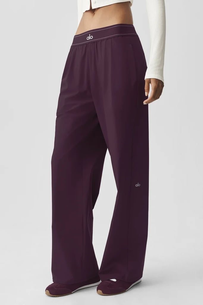 Alo Yoga Suit Up Trouser ($148)
These trousers were made for those who wish they could wear pajamas or sweatpants to the office. While they look like a formal pant thanks to front pleats and a relaxed fit, the stretchy fabric will resemble that of loungewear.