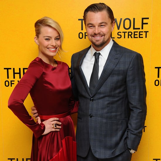 Margot Robbie and Leonardo DiCaprio at Oscars 2016