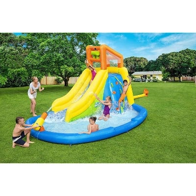 H2OGO! Mount Splashmore Kids Inflatable Backyard Water Slide