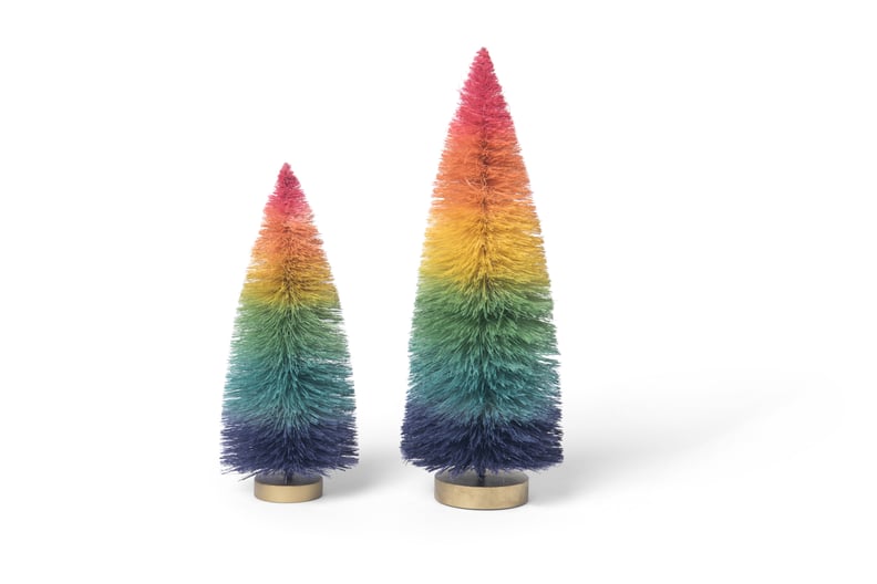 HomeGoods Rainbow Mini Bottle Brush Trees ($10- $13)