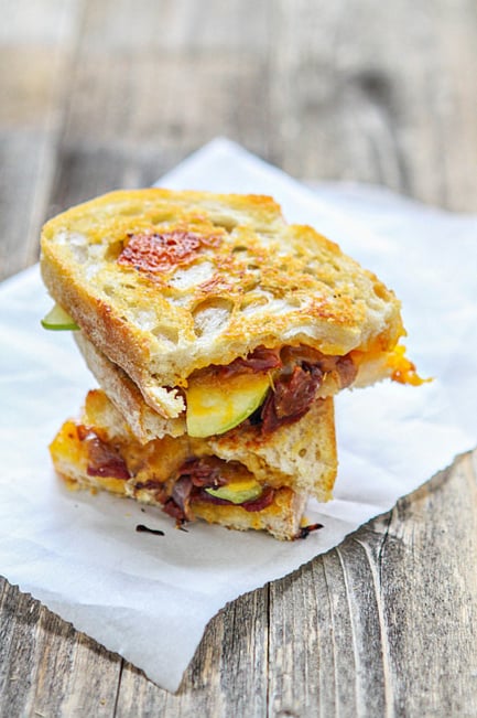 Bacon Apple Cheddar Sandwich