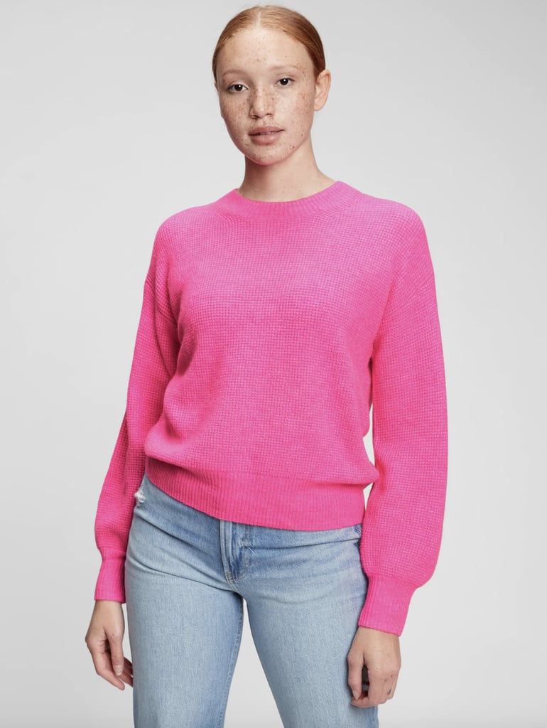 Gap Waffle Crewneck Sweater