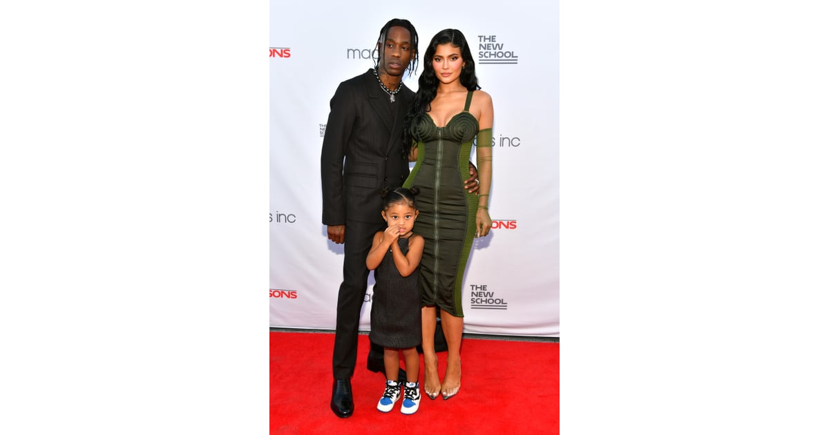 Kylie Jenner, Travis Scott Bring Stormi to Parsons Benefit ...