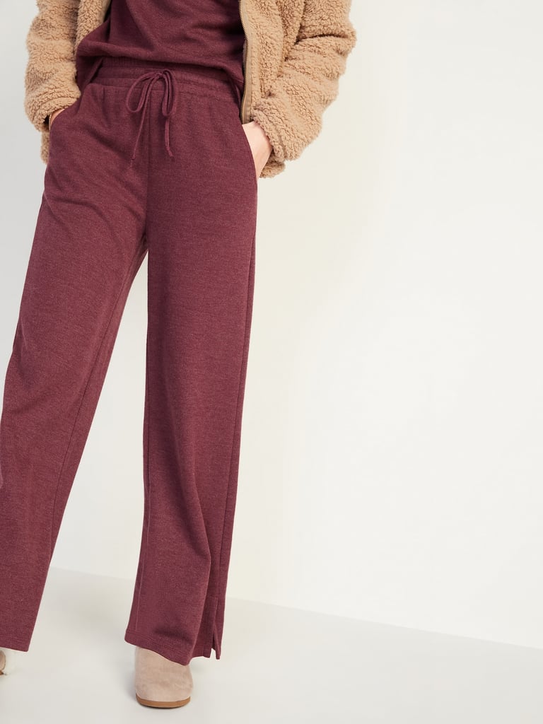 Old Navy High-Waisted French-Rib Wide-Leg Lounge Pants | The Best ...