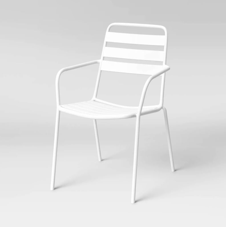 Room Essentials Metal Slat Stacking Patio Chair