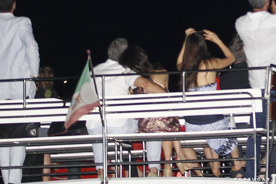 George and Amal Clooney Fourth of July in Lake Como 2015