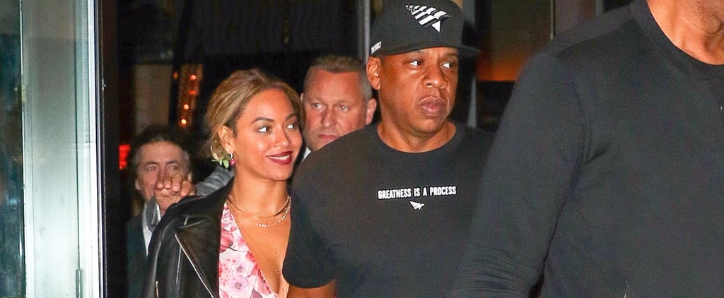 Beyonce in Floral Summer Dress May 2016