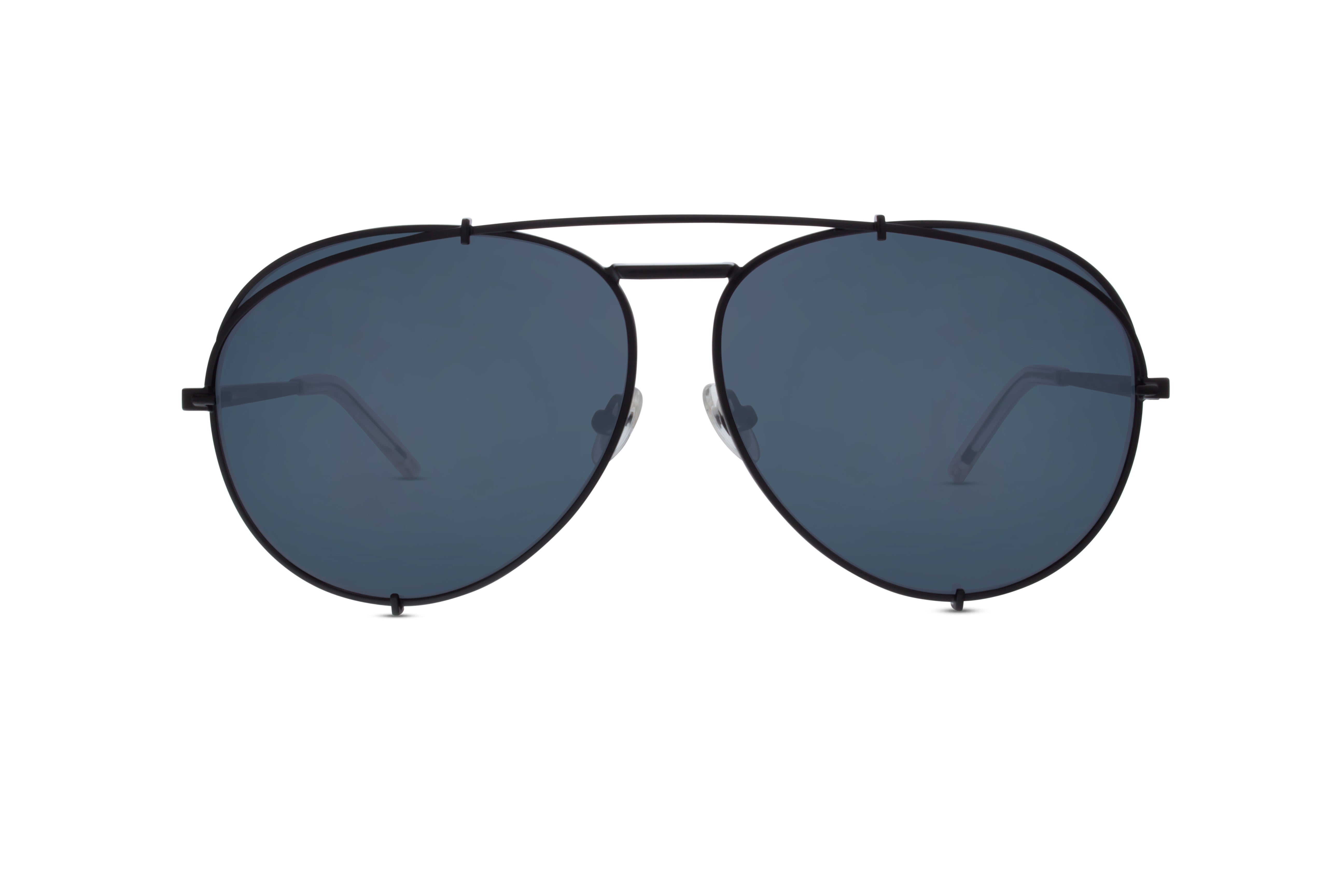 Khloe kardashian black aviator sunglasses 2025