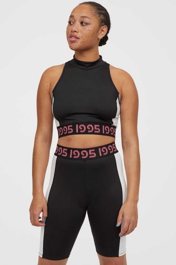 H&M x Justine Skye Contrasting Cycling Shorts