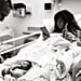 Mom Staring at Phone in Post-Birth Photo Gets Shamed