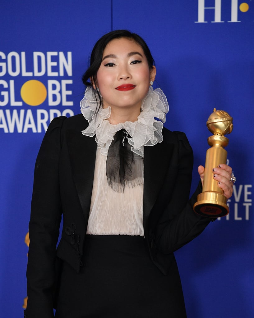 Awkwafina's French Manicure Golden Globes 2020