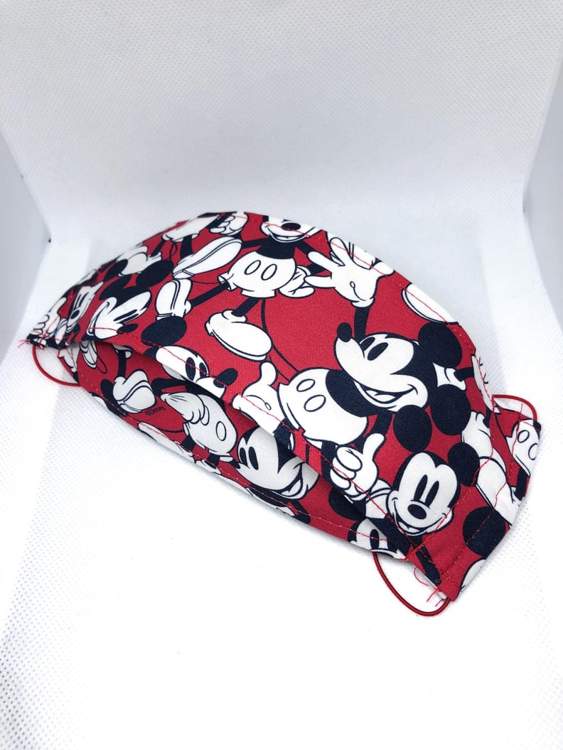 Cotton Handmade Mickey Mouse Face Mask