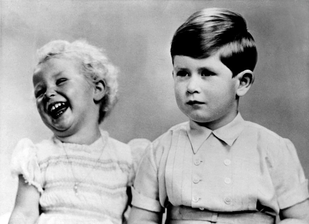 Prince Charles proved to take this portrait session very seriously, unlike his younger sister, Princess Anne. The image captured their personalities.