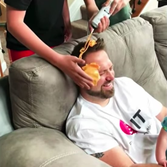 Jimmy Kimmel Father's Day Cheese Toss Challenge Video