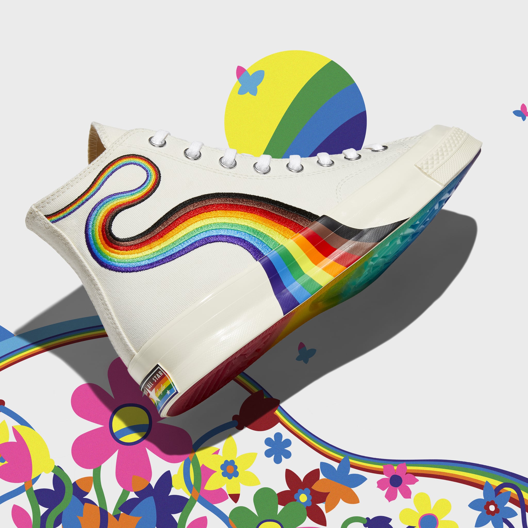 Rabbit Visible browser Shop the Converse Pride Collection Shoes and Sneakers 2021 | POPSUGAR  Fashion