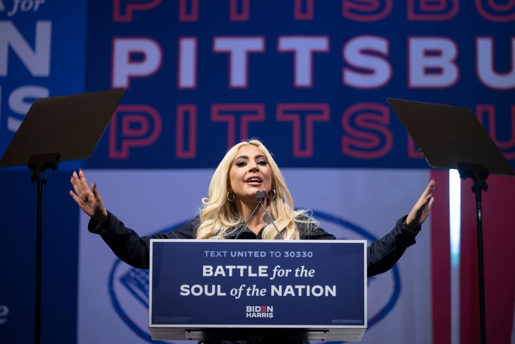 Watch Lady Gaga's Speech at Biden Rally in Pennsylvania
