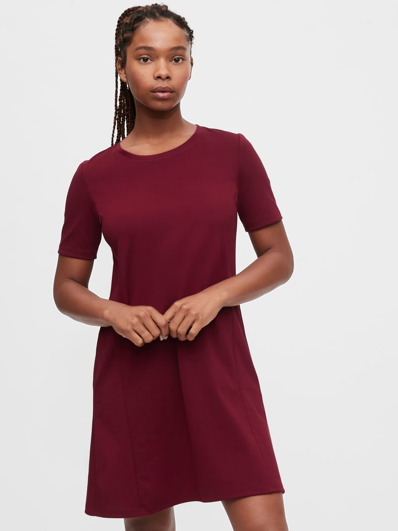 Gap Maternity Side-Zip Nursing Dress in Ponte