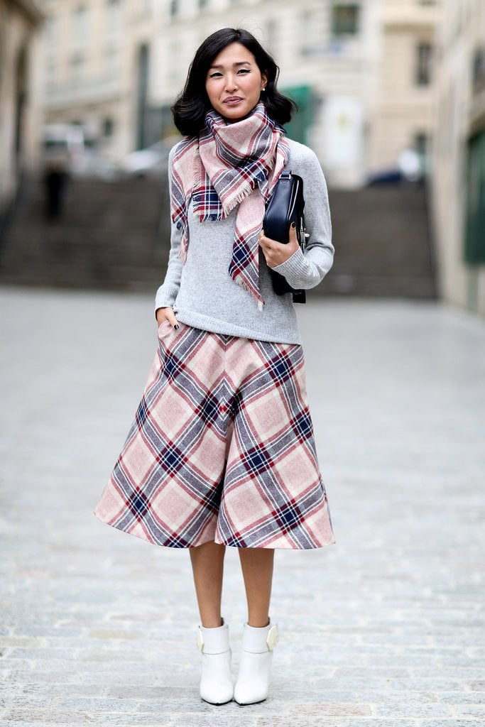 A Plaid Scarf