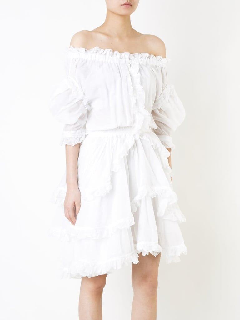 Faith Connexion Ruffled Off-Shoulder Dress