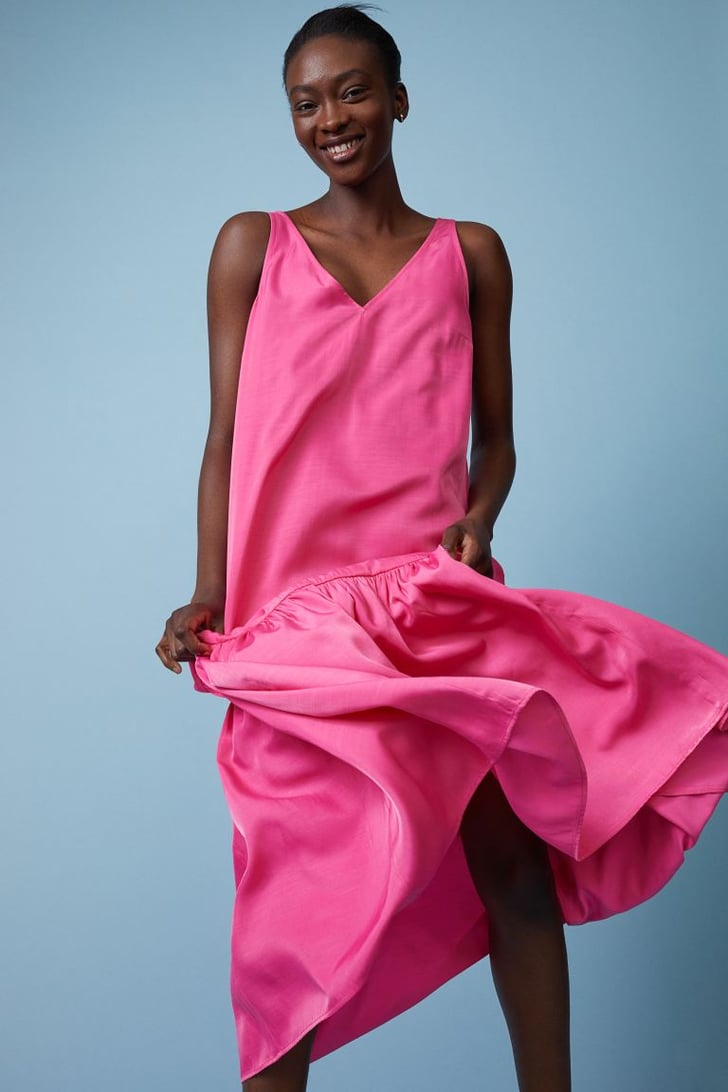 H&M Vneck Dress Best Lightweight Dresses POPSUGAR Fashion Photo 2