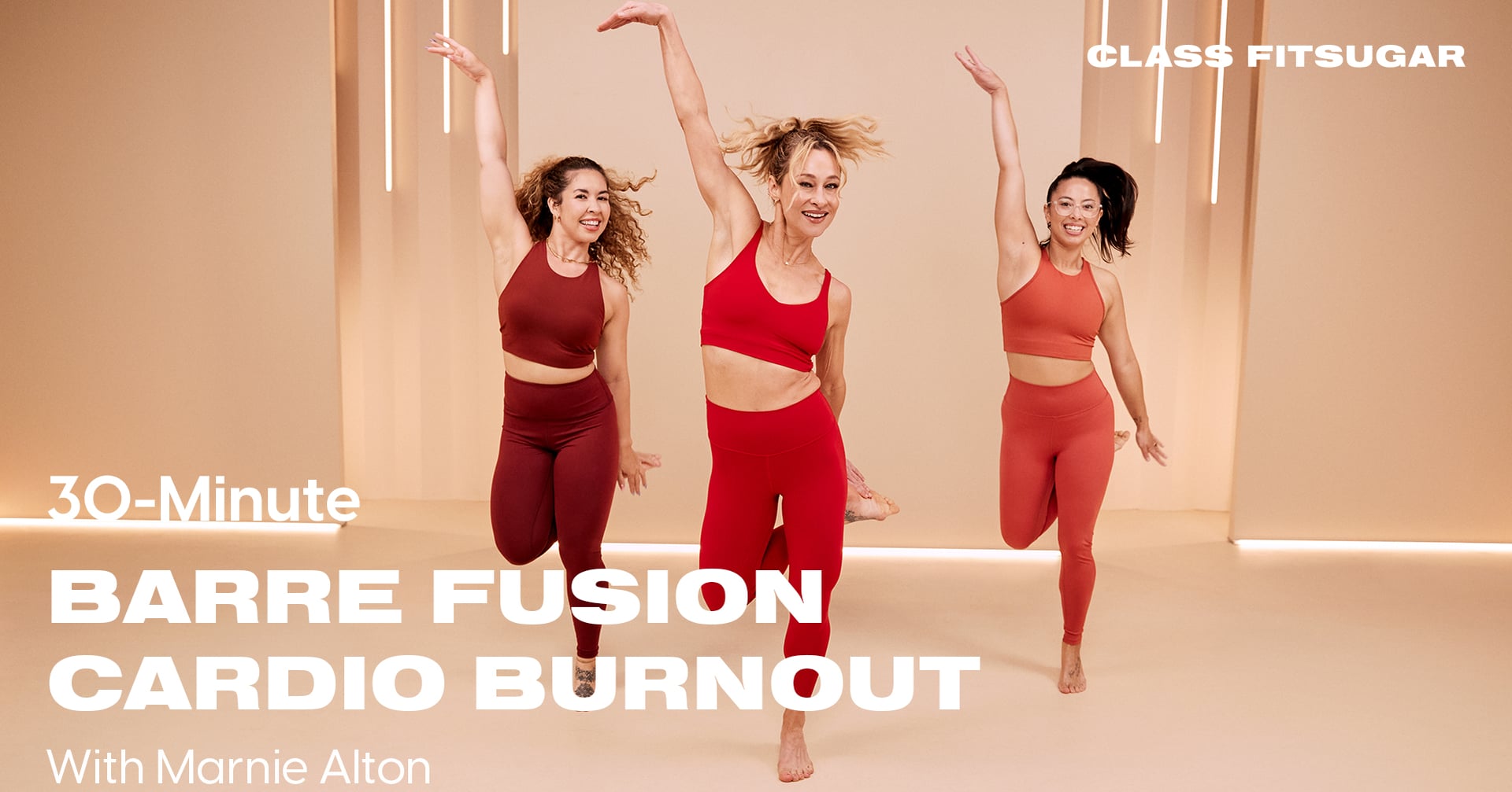 Release Tension and Stress With This 30-Minute Cardio Barre Fusion Workout