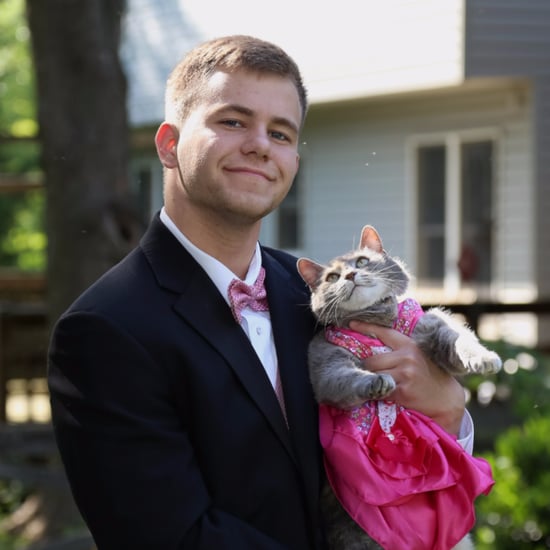 Teen Takes His Cat to Prom