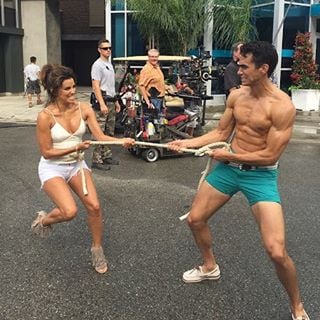 Eva Longoria on the Set of Telenovela