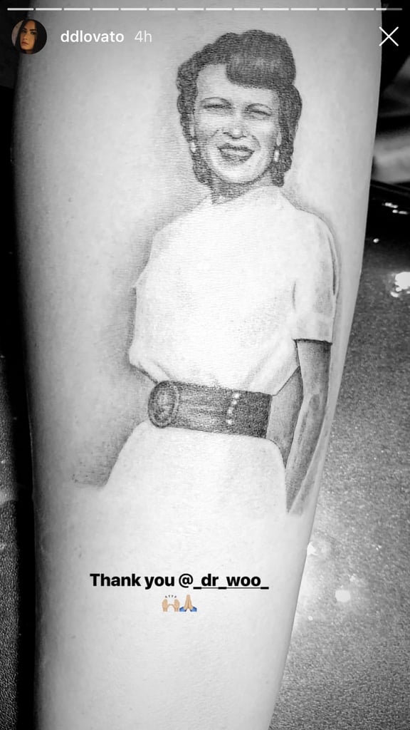 Demi Lovato Grandma Tattoo