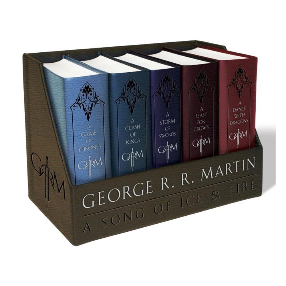 George R. R. Martin's A Game of Thrones Leather-Cloth Boxed (Song of Ice and Fire Series)