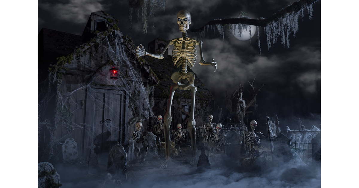 Home Depot 12Foot GiantSized Skeleton Shop Home Depot's 13Foot