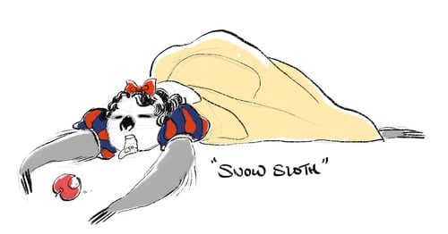 Sloth Snow White Sloth Snow White