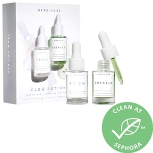 Herbivore Glow Potions Emerald CBD + Prism 12% AHA Glow Duo