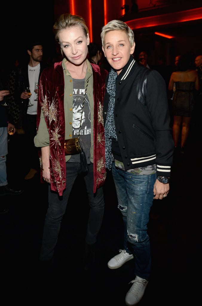 Pictured: Ellen DeGeneres and Portia de Rossi