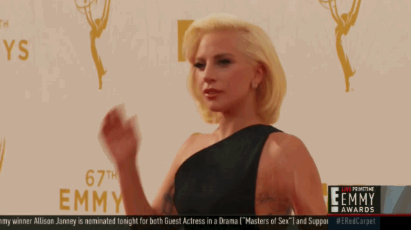 Lady Gaga's Red Carpet Pose